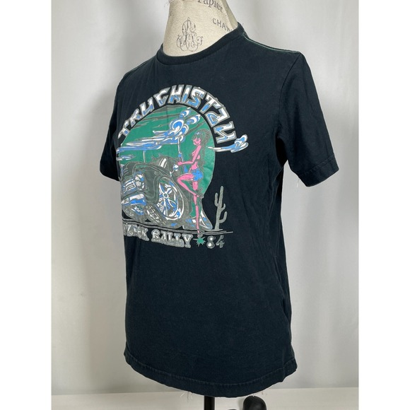 Diesel Truckistan Uzbek Rally 1984 Black Cotton T-Shirt Women's MEDIUM - Picture 4 of 8